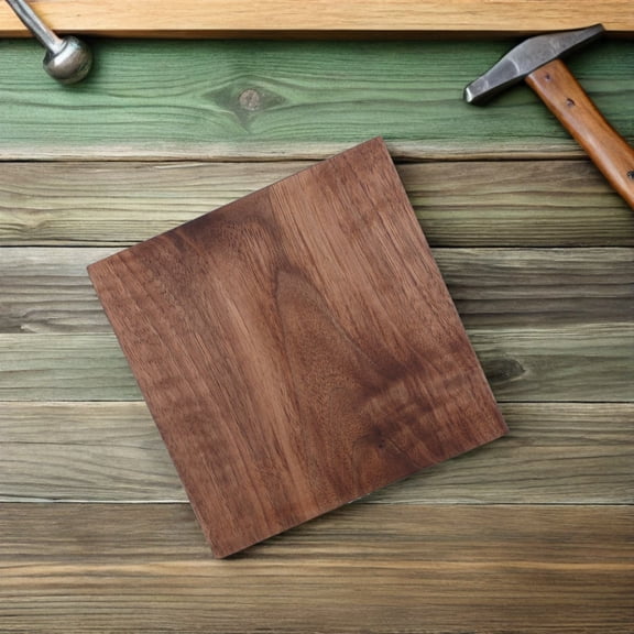 HOOWIFFY Unfinished Walnut Wood Sheets, Natural Wood Panels for Crafts, Custom Signs, Cutting, Wood Projects