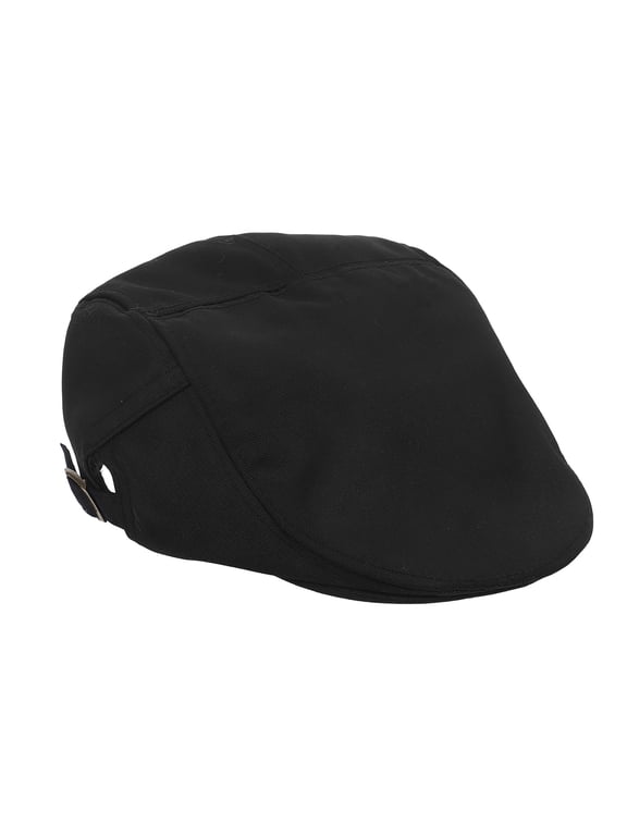Unisex Black Chef Cooking Hat with Elastic Fit for Restaurant Kitchen Staff, and Easy to Clean