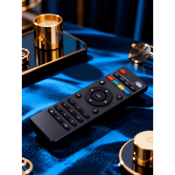 HOOWIFFY Universal TV Remote Controller in Black with Full Function Keys for Easy and Convenient