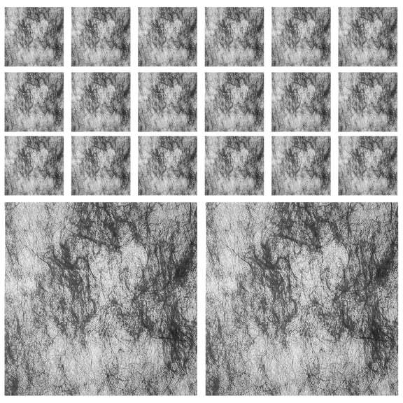HOOWIFFY Waterproof Flower Wrapping Paper 50 Sheets Tissue Paper for Flowers Elegant Black