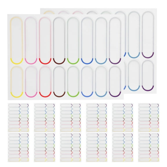 HOOWIFFY Waterproof Name Labels Self Adhesive Stickers for School Supplies Daycare Bottles Writable