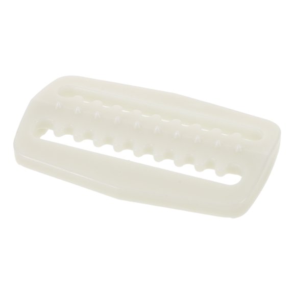 HOOWIFFY White Scuba Diving Strap Keeper with Webbing and Quick Side Release Buckle