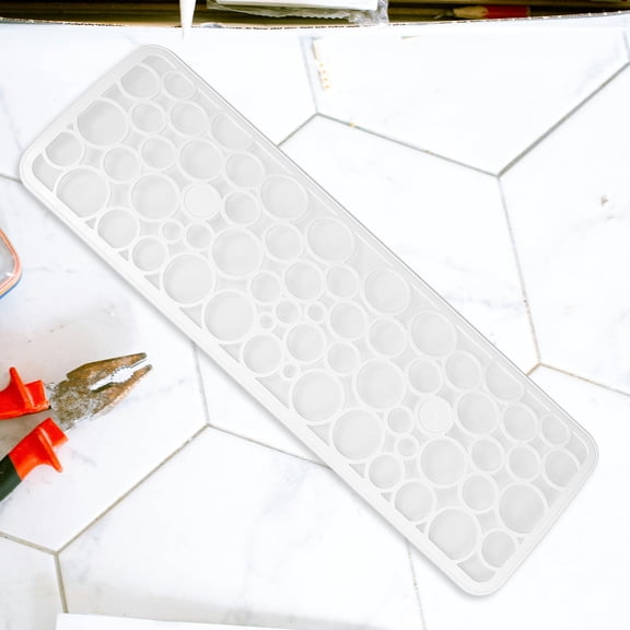 HOOWIFFY White Ceiling Deflector with High Efficiency Filter for Preventing Cold Air Blowing and Improving Airflow