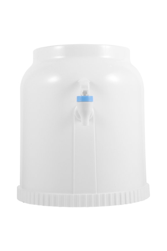 White Office Water Dispenser Stand for Bottled Drinks Storage Compact Portable Design