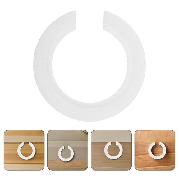 HOOWIFFY Lamp Shade Reducer Adapter White Plastic E27 to E14 Versatile Compatibility 6Pcs