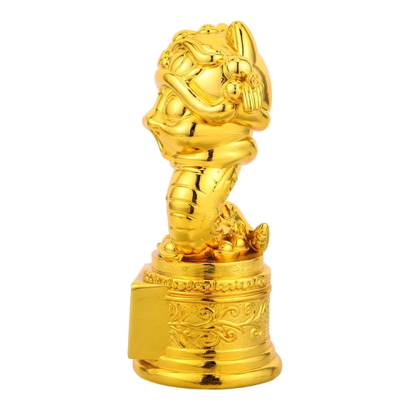 HOOWIFFY Golden Resin Trophy for Chinese New Year Decorations and Celebrations, Festive Award , Holiday Home Ornament