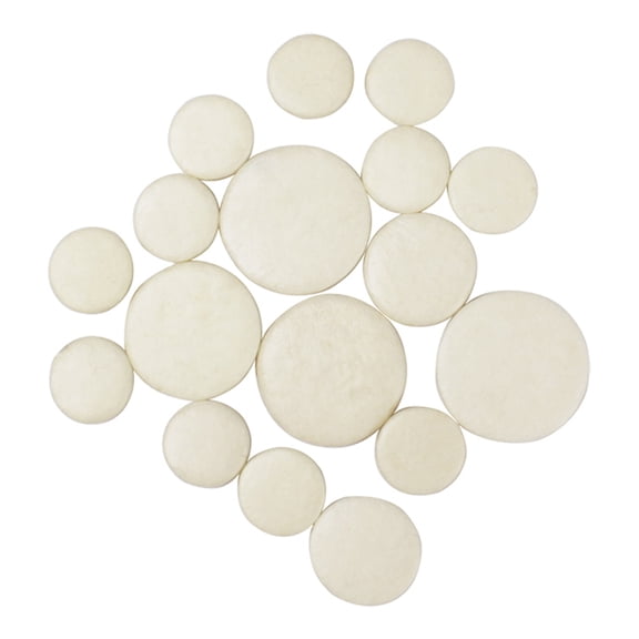 HOOWIFFY White Felt Clarinet Pads Replacement Set for Woodwind Instruments, Professional Maintenance and Repair Kit