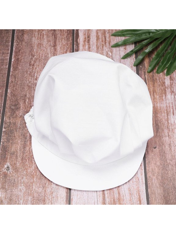 Working Hat White 4Pcs for Men Women