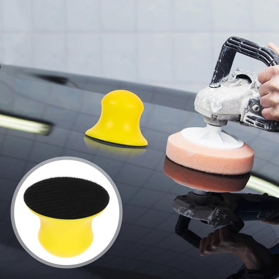 HOOWIFFY Yellow Hand Grinding Polishing Pad Made of PU Material for Car Maintenance