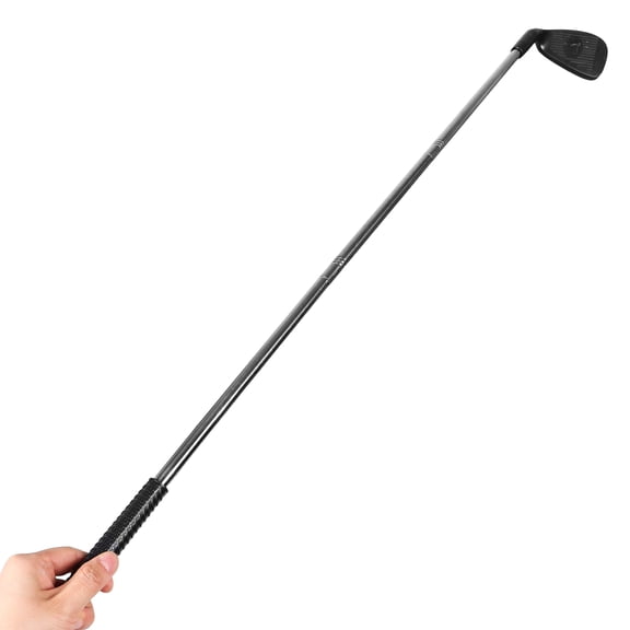 HOOWIFFY Durable Black Golf Putter for Kids Outdoor Play Portable Golfing Training Use Plastic Stainless Steel 33.5 Inches