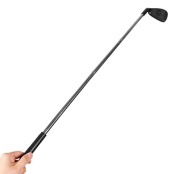 HOOWIFFY Durable Black Golf Putter for Kids Outdoor Play Portable Golfing Training Use Plastic Stainless Steel 33.5 Inches