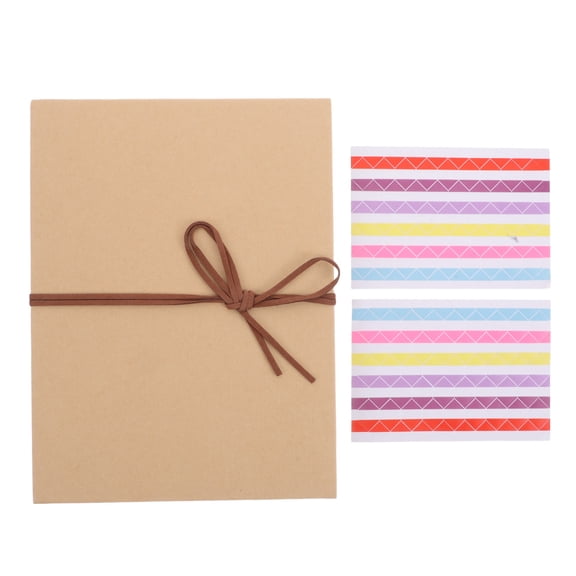 HOOWIFFY Large Paper Folding Photo Album with Blank Pages for Scrapbooking and Memory Keeping
