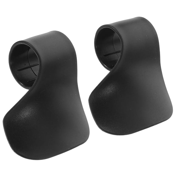 HOOWIFFY2Pcs Motorcycle Throttle Assist Handlebar Clip Black for Easy Installation and Secure Ride