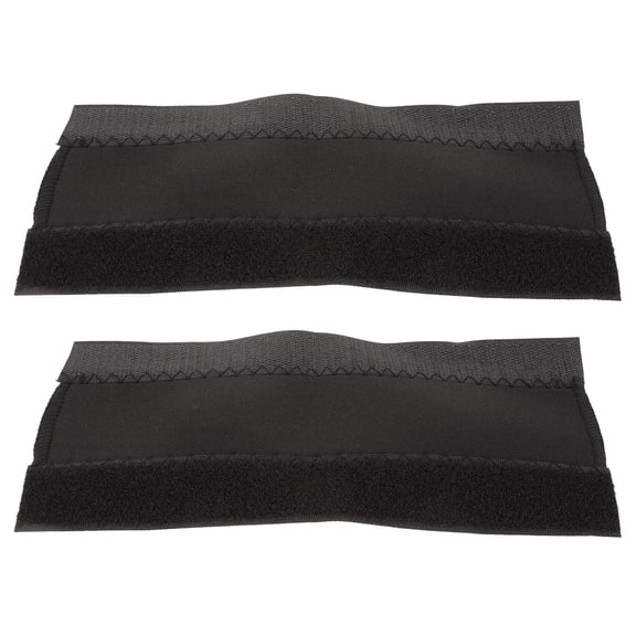 HOOWIFFY2Pcs Protective Bike Chain Cover with Heavy Duty Stitching and Easy Installation Black
