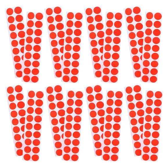 HOOWIFFY2Sets Professional Target Dot Pasters Red Round Stickers Self Adhesive for Sports Shooting