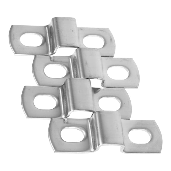 HOOWIFFY4PCS Pipe Support Hangers Pipe Clamp Stainless Steel for DIY Projects