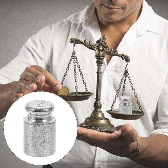HOOWIFFY5Pcs Precision Calibration Weights with Smooth Edges for Digital Scale Accuracy
