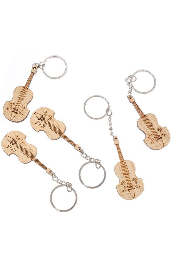 5pcs Musical Keychain Instrument Design for Classmates and Families