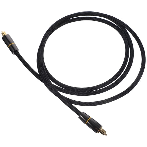 HOOWIFFYDigital Optical Audio Cable Black Fiber for TV and Game Console Stable Transmission