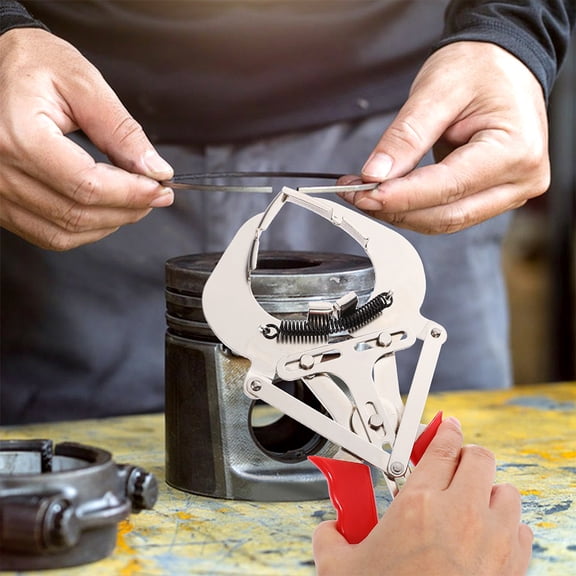 HOOWIFFY Multi-Function Engine Pliers Carbon Steel Piston Expander Tool for Automotive Repair and Maintenance