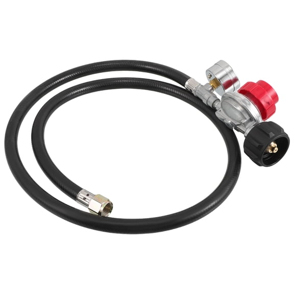 HOOWIFFYHigh Pressure Adjustable Regulator 0 to 30 Psi with Qcc1 Inlet for Home Gas Control