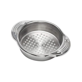 HOOWIFFY Stainless Steel Plated Strainer Sieve for Water Draining, Tuna, Canning and Kitchen Use