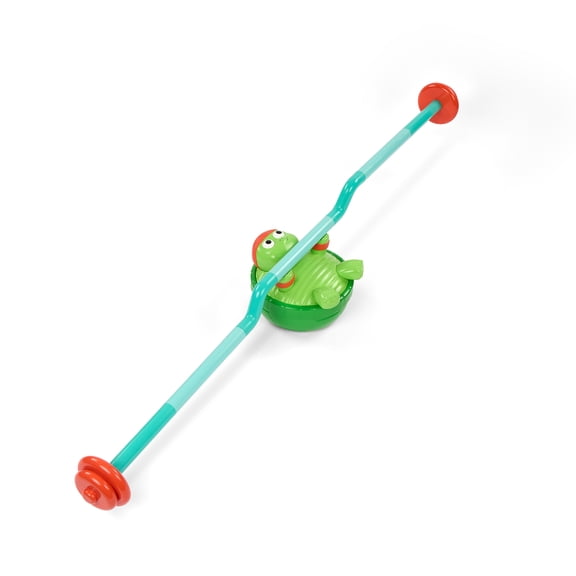 Battat Spin & Skip Musical Turtle Rotating Jump Toy with 7 Included Bars for Ages 3+