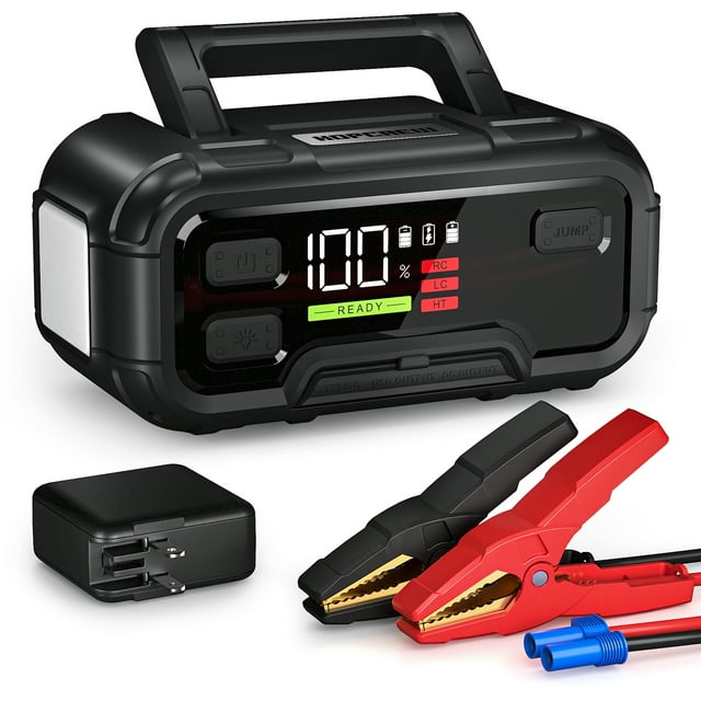 HOPCREW 6000A Battery Jump Starter, 32000mAh Car Battery Jump Starter