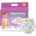 thumbnail image 1 of HOPE BABY Diapers Size 5(Over 33 LBS) Disposable Baby Diapers Newborn Dry, 38 Count Softness & Comfort Fit, Leak-Proof Overnight Protection, 1 of 7