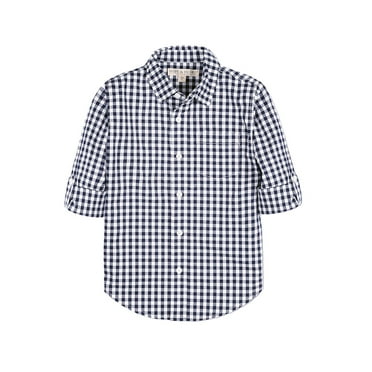HOPE & HENRY boys  Button-Down Shirt, 6-12 Months