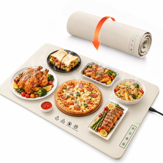 HOPETOOL Warming Mat for Food, 24 x 16 Inch Extra Large Electric Food ...
