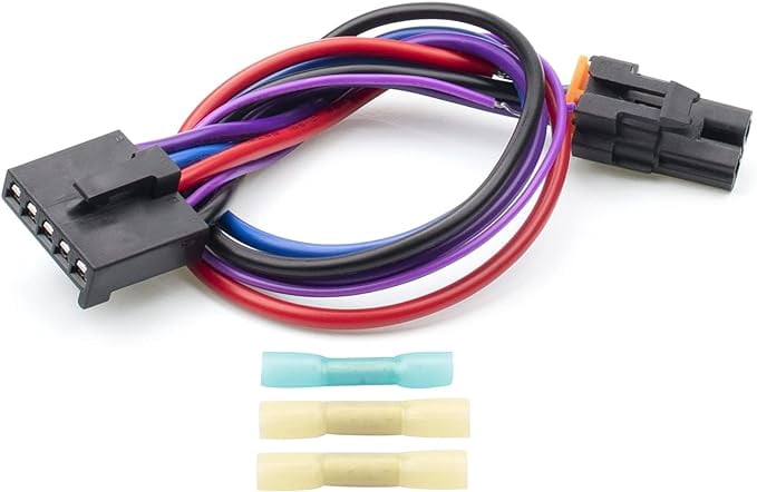 HOPUT 3 Pins Blower Motor Resistor Connector, Replace Wiring Harness ...