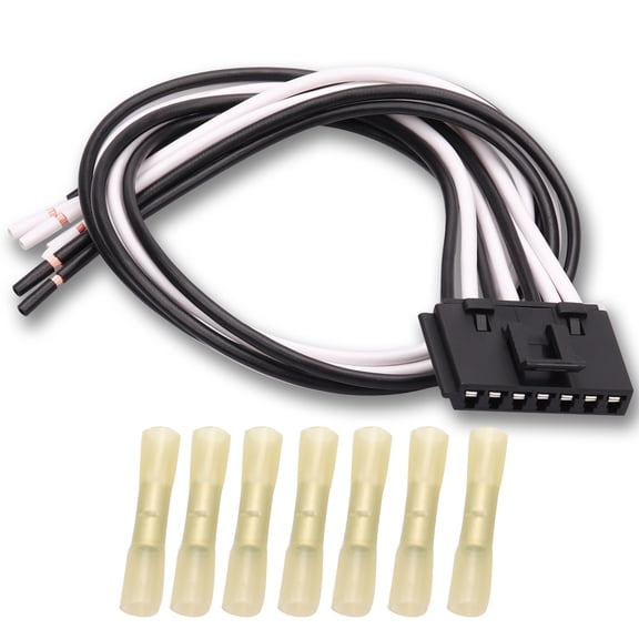 HOPUT 645-702 84645 7-Wire Pigtail Blower Motor Resistor Connector, Automotive Heating Parts