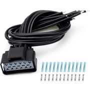 HOPUT Wiring Kit Heated Cooled Seat Module Connector WPT928 Compatible with Ford F150 F250 Explorer Mustang, 12 Leads, 1 Pack