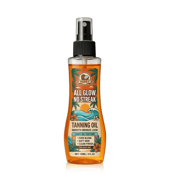 HOREY Bronze Tanning Oil Spray,4fl oz