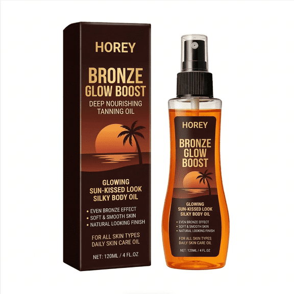 HOREY Bronze Tanning Oil Spray,4fl oz