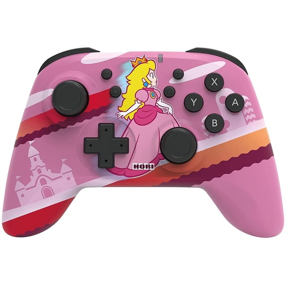 Switch Accessory: Wireless Controller - HORI-Pad - Super Peach: Officially Licensed by Nintendo