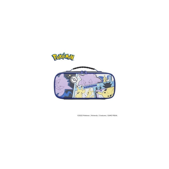 HORI Nintendo Switch Compact Cargo Pouch Travel Case - Pikachu, Gengar, & Mimikyu Edition