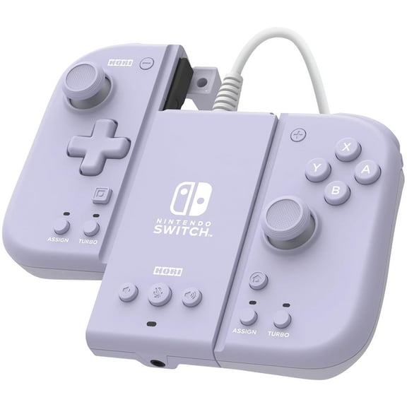 HORI Split Pad Compact Attachment Set: Lavender for Nintendo Switch - Officially Licensed By Nintendo