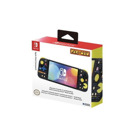 HORI Nintendo Switch Split Pad Compact Ergonomic Controller for Handheld Mode - PAC-MAN Edition