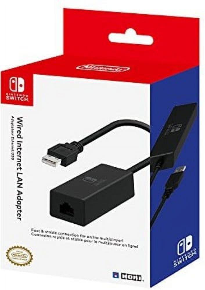 Hori Ethernet LAN Adapter for Stable Wired Internet on Nintendo