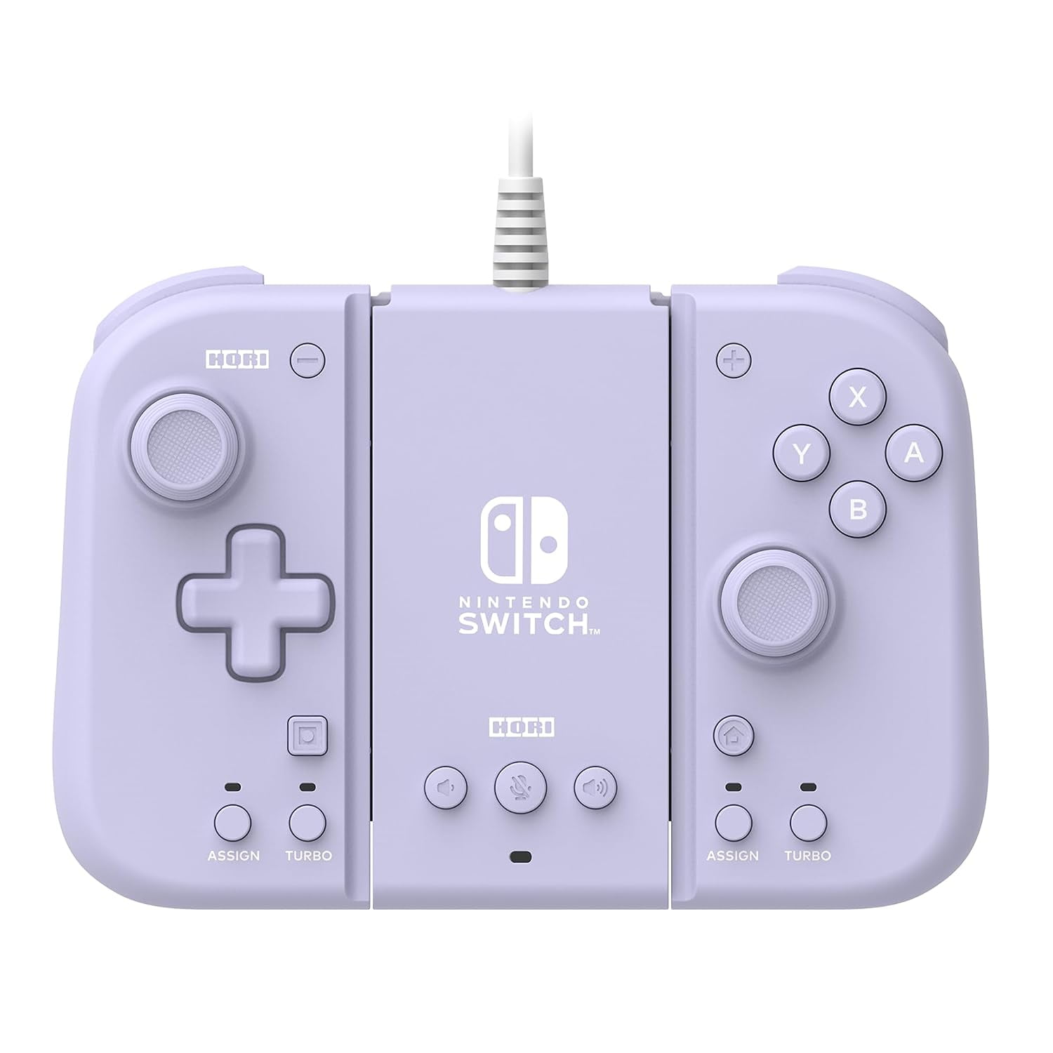 HORI Split Pad Nintendo Nintendo Set Compact OLED Officially Switch/Switch By Attachment for - Controllers (Lavender) Licensed