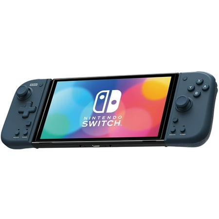 HORI Nintendo Switch Split Pad Compact (Midnight Blue) - Ergonomic Controller for Handheld Mode - Officially Licensed by Nintendo