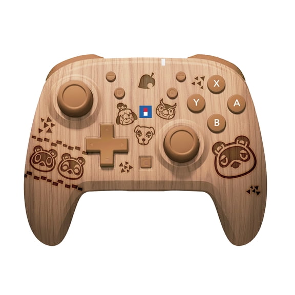 HORI Wireless HORIPAD Turbo (Animal Crossing Natural Life) - Rechargable Wireless Controller for Nintendo Switch 2 - Officially Licensed by Nintendo