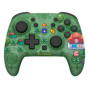 HORI Wireless HORIPAD Turbo (Pokmon Pixel Green) - Rechargable Wireless Controller for Nintendo Switch 2 - Officially Licensed by Nintendo and The Pokmon Company International