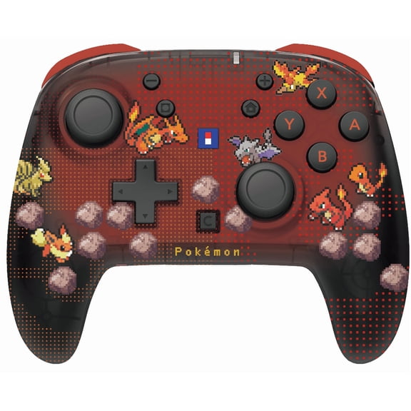 HORI Wireless HORIPAD Turbo (Pokmon Pixel Red) - Rechargable Wireless Controller for Nintendo Switch 2 - Officially Licensed by Nintendo and The Pokmon Company International
