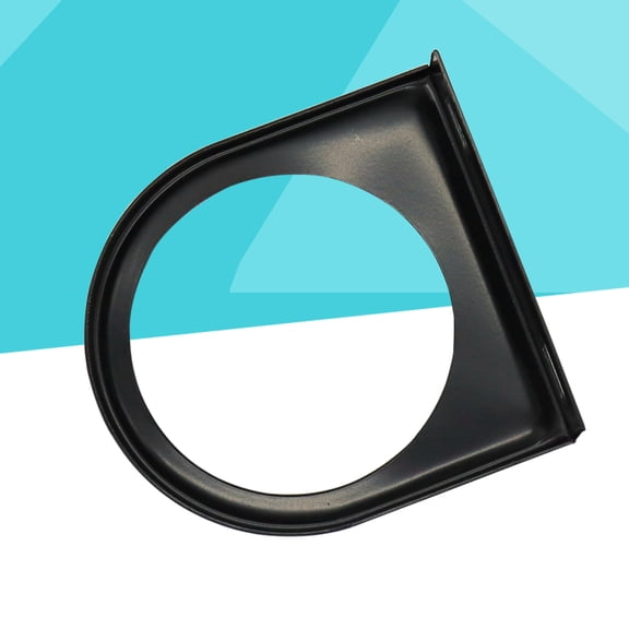 HORIALENCE Car Gauge Mount 52mm Single Gauge Meter Cup Holder Bracket Iron 1 Set Black
