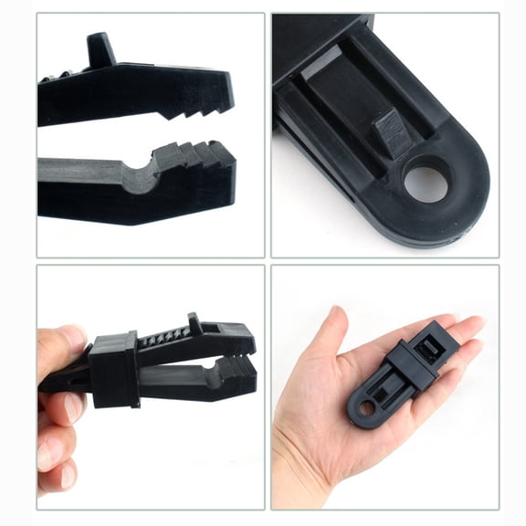 HORIALENCE 10Pcs Water Resistance Tent Tarp Tensioner for Outdoor Activities