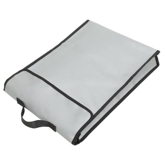HORIALENCE 1Pack Fireproof Safe Storage Bag Double Sided Design for Office Use Grey Color