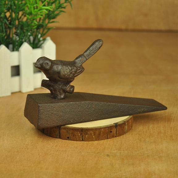 HORIALENCE 1Pack Nature Themed Shaped Door Stopper for Home Decoration in Vintage Style 6.29x3.34x1.69in